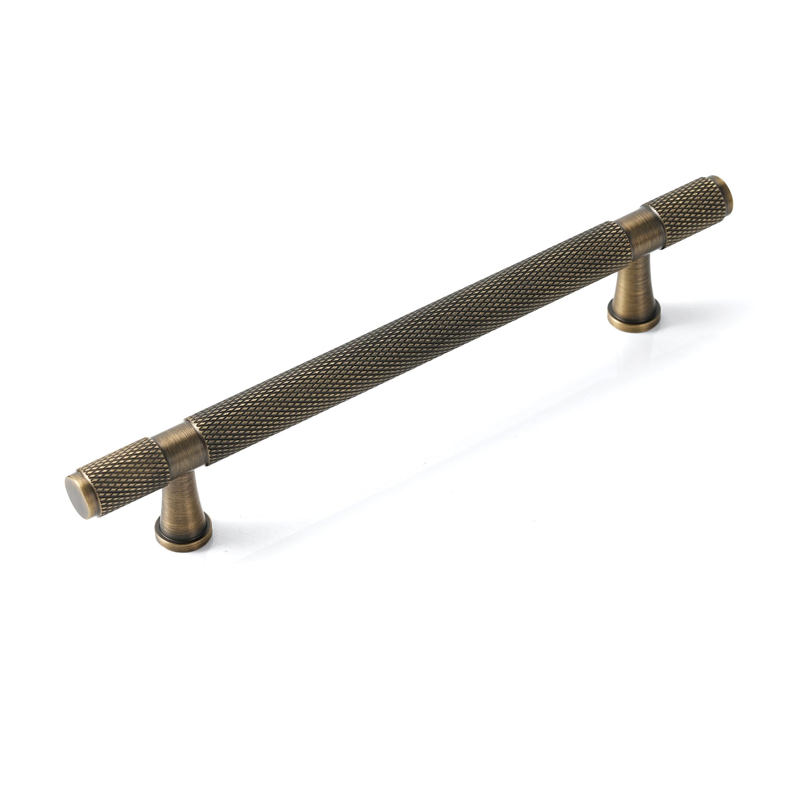 Solid Brass Cabinet Pulls Knurl Drawer Pull Antique Brass Cabinet handles