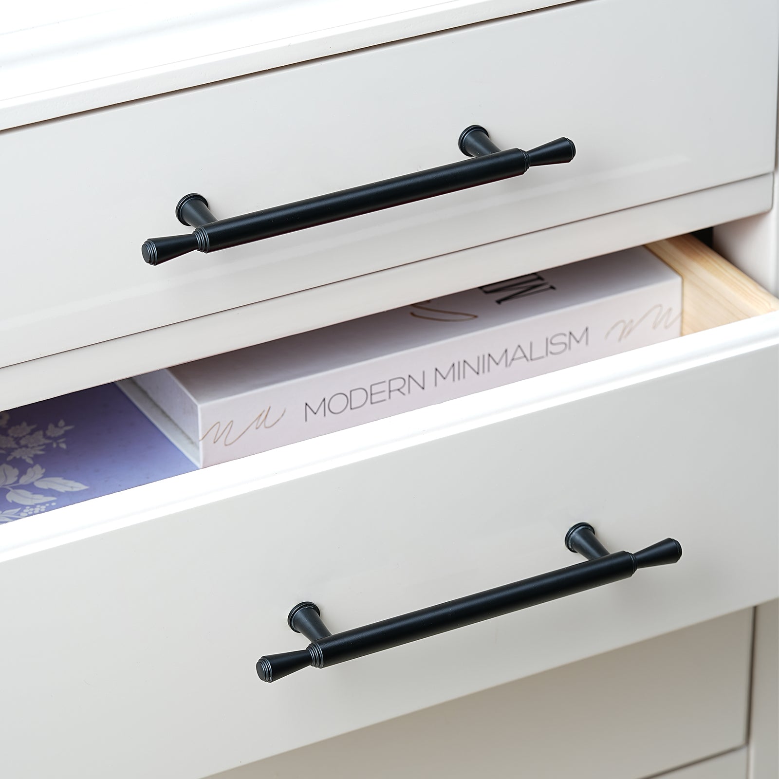 5/10/20/30 Pack Modern Kitchen Cabinet Pulls & Knobs in Black and Nickel