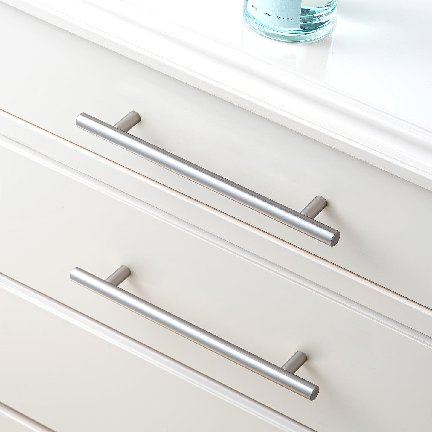 T Bar Pull Kitchen Cabinet Pull Drawer Pull in Black and Nickel