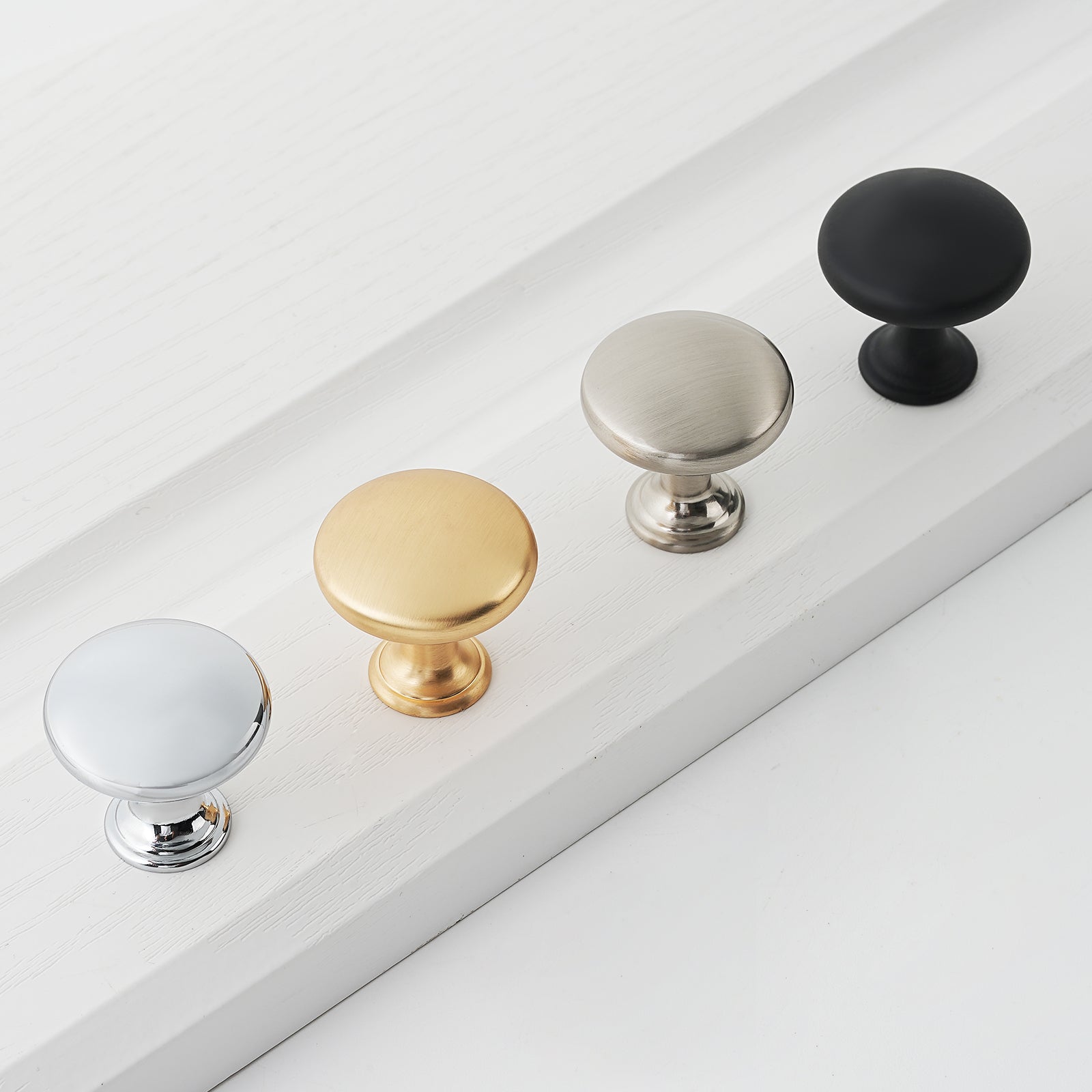 29/30 Pack 1-1/8" Kitchen Cabinet Knobs Drawer Knobs in Chrome