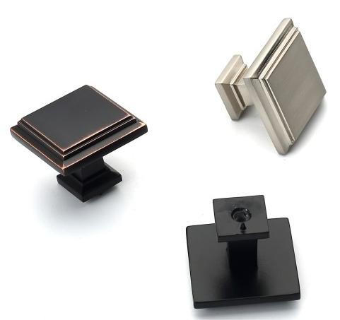 Square Cabinet Knobs Modern Door Pulls Hardware Handles