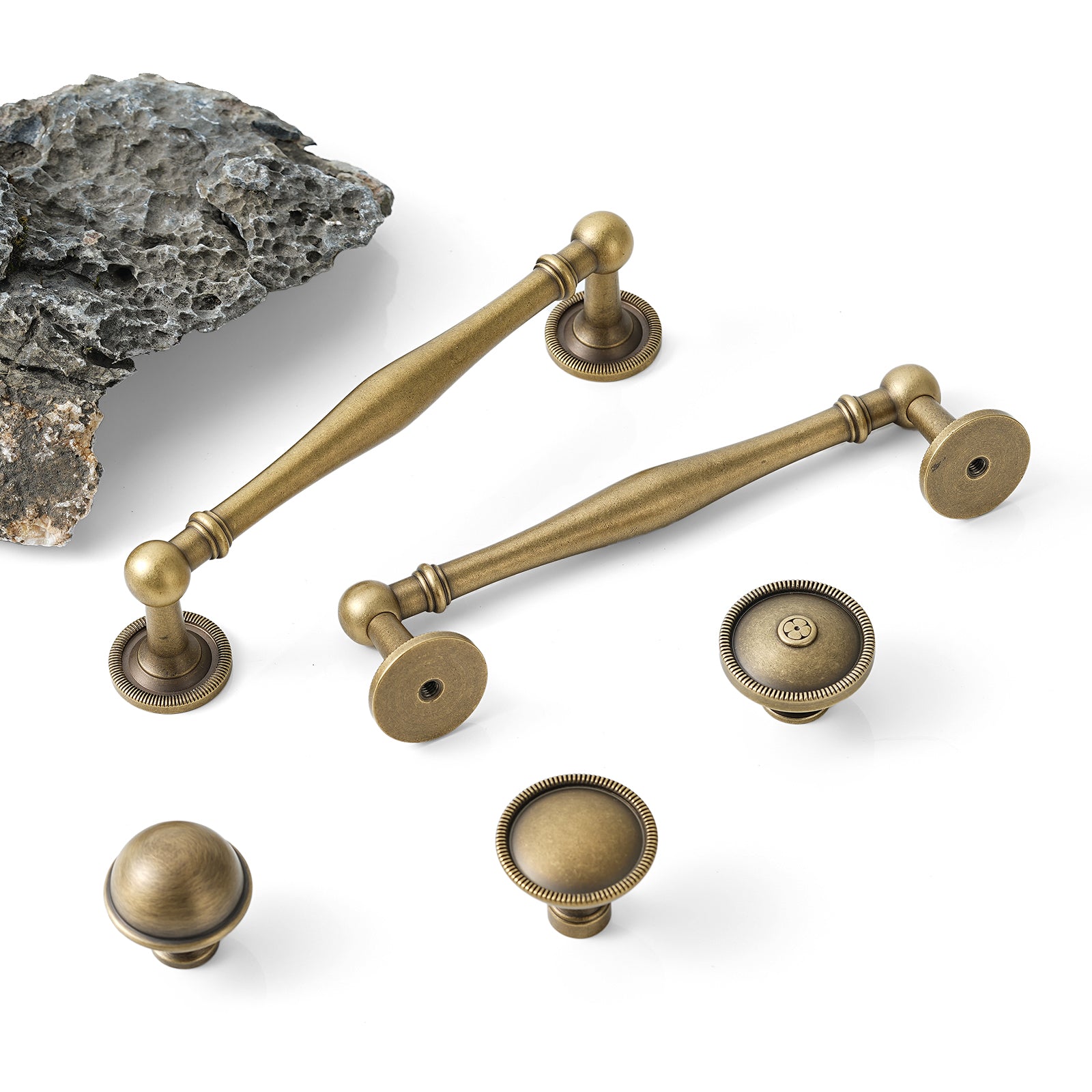 5" Hole Center Modern Solid Brass Cabinet Handle Pulls CoCoral 5" Hole Center Modern Solid Brass Cabinet Handle Pulls CoCoral