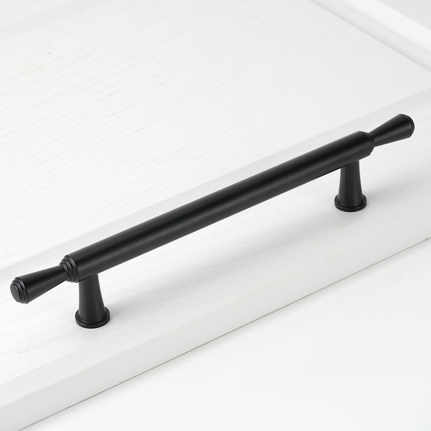 Modern Cabinet Pulls in Black and Nickel