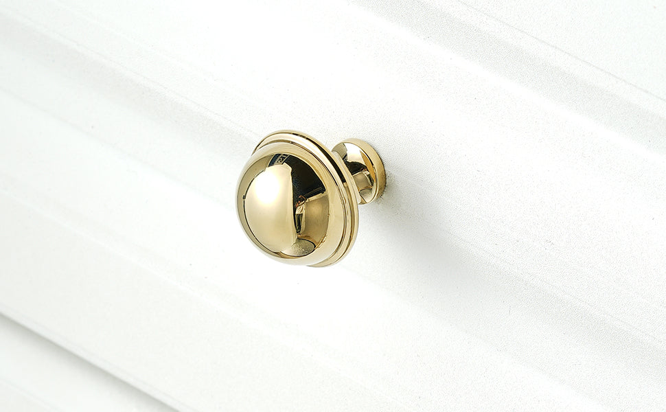 ø30mm Topper Solid Brass Cabinet Knobs