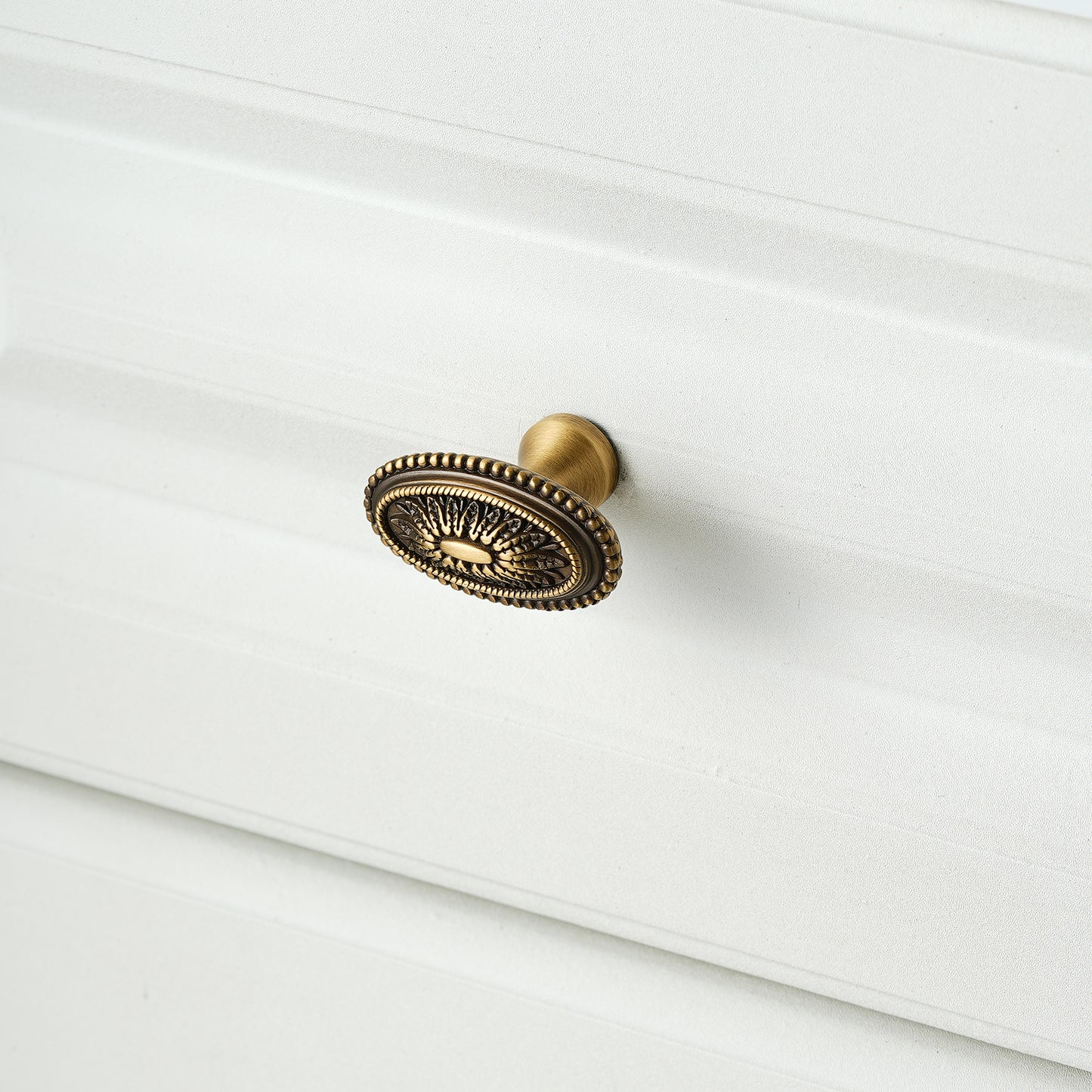 Oval Solid Brass Cabinet Knobs Gold Drawer Knob Antique Brass Cupboard Knob