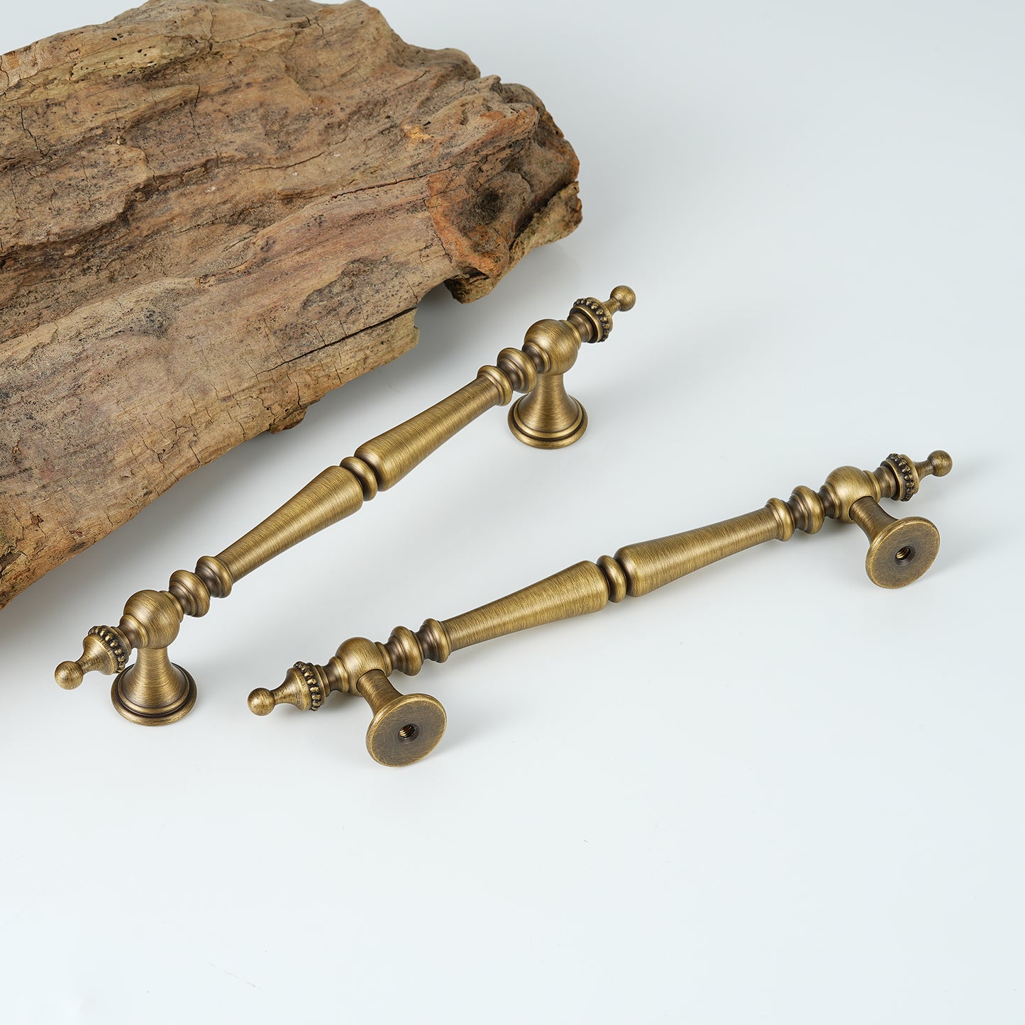 5" Hole Center Elegance Solid Brass Cabinet Handle Pulls