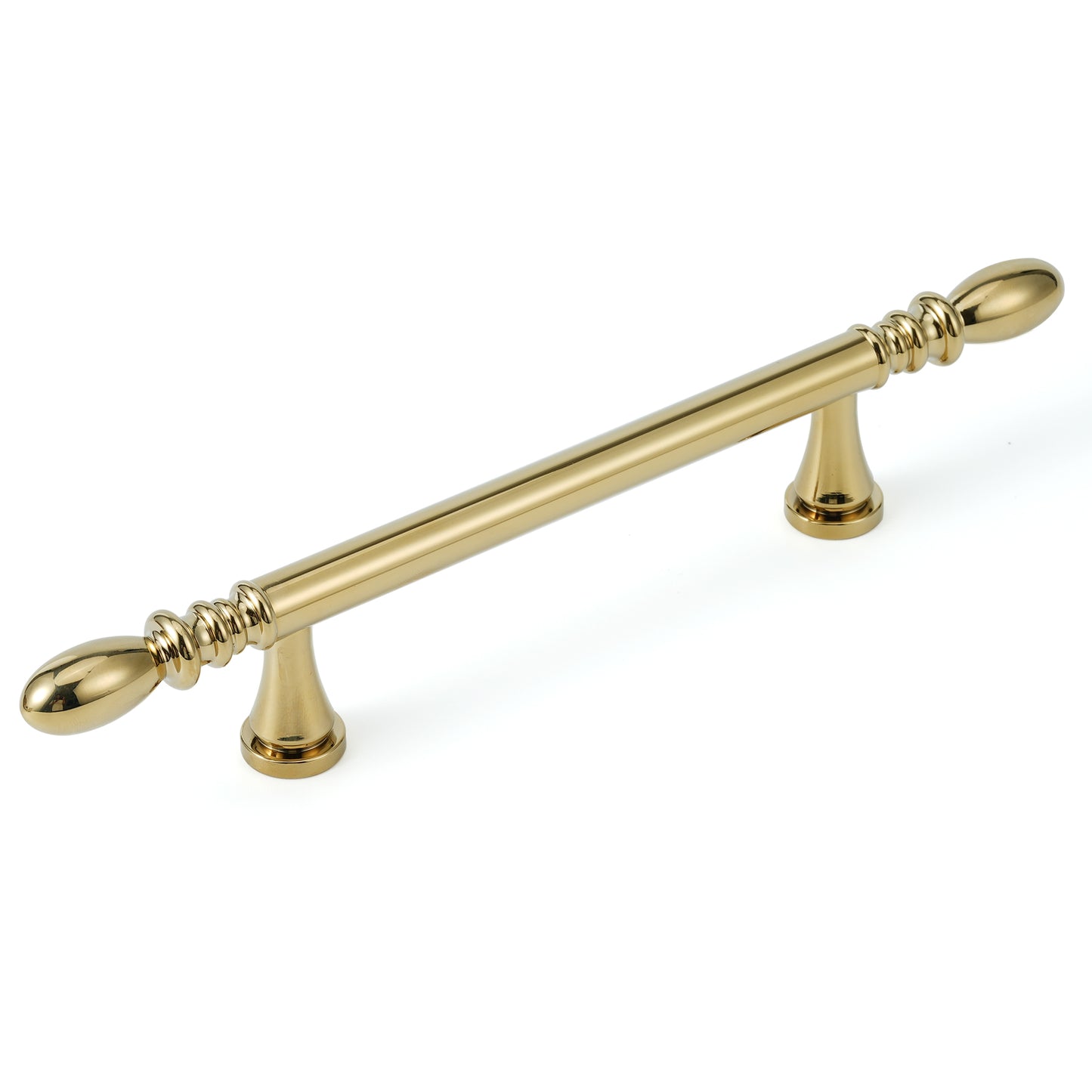 3.8" and 5" Hole Center Solid Brass Cabinet Pulls Drawer Handles in Gold and Chrome