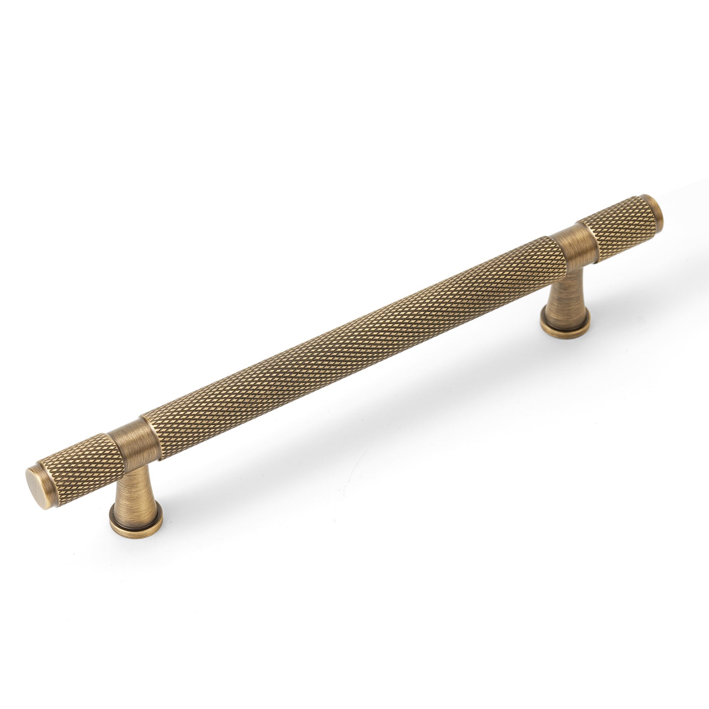 Solid Brass Cabinet Pulls Knurl Drawer Pull Antique Brass Cabinet handles