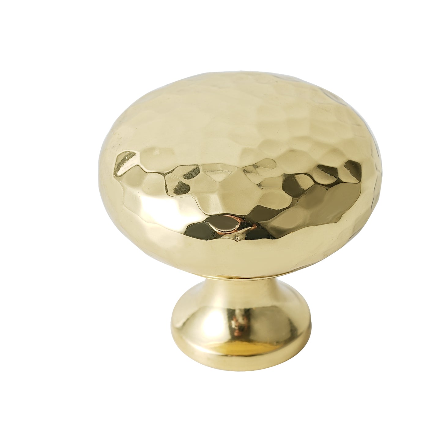 Hand-Hammered Cabinet Pulls and Knobs Solid Brass Drawer Knob and Pull Gold Cabinet Handles