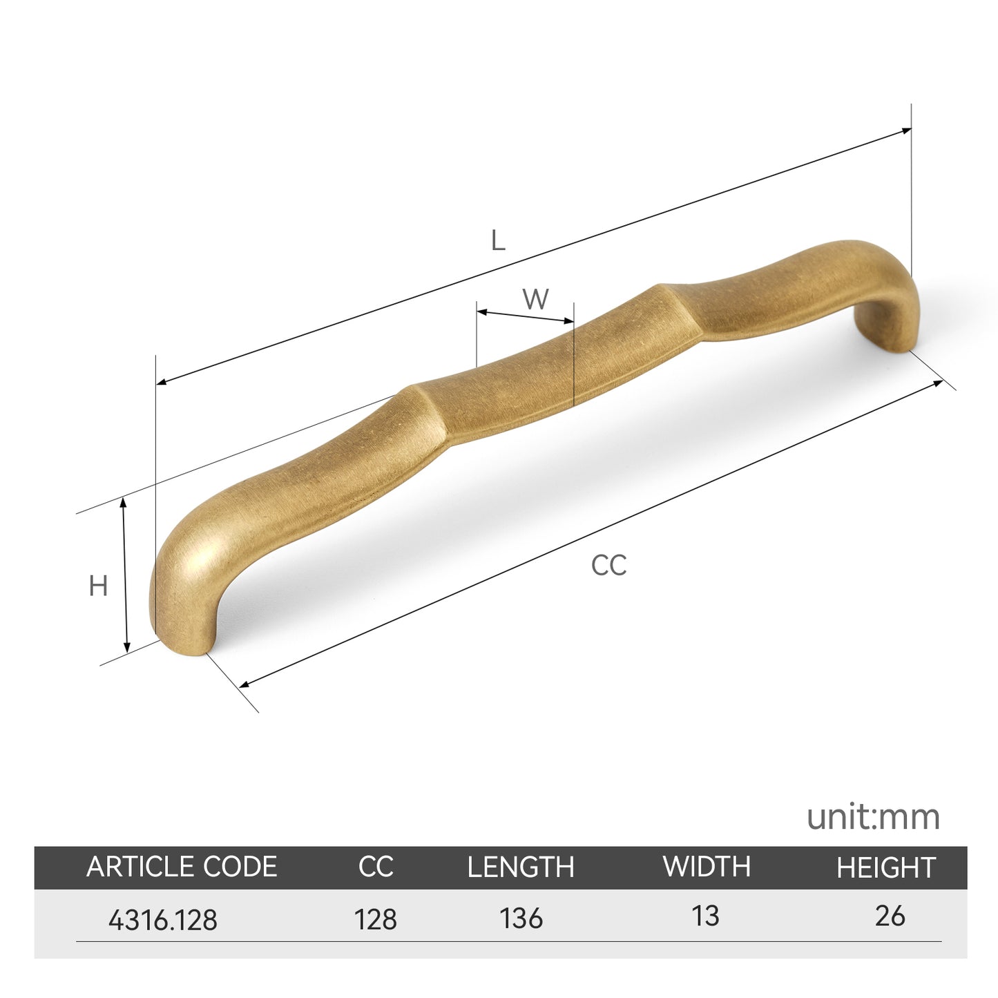 Bamboo Design Cabinet Pulls 5 Inch Hole Center Brass Drawer Pulls Unique Cabinet Handles